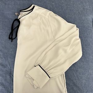 Tie-front Satin Blouse from H&M